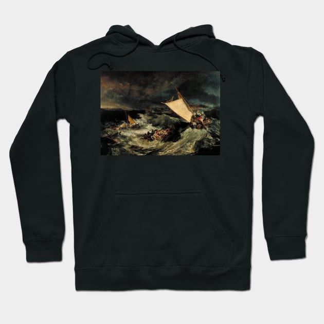 The Shipwreck - William Turner Hoodie by themasters